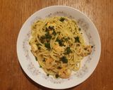 Foto langkah ke 11 dari resep Pasta dan Udang Dengan Saus Bawang Putih.
