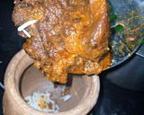 A picture of step 4 of Matka Biryani.