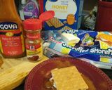 A picture of step 6 of Caramel cinnamon smores.