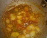 A picture of step 2 of Kheere ki sabzi.
