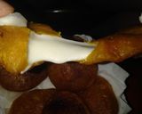Hình bước làm 4 của món Bánh bí đỏ nhân phô mai mozzarella