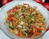 A picture of step 6 of Murmura Chaat.