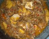 Foto langkah ke 4 dari resep Oseng jantung pisang tahu.