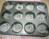 A picture of step 1 of Marbled Chocolate Banana Muffins.