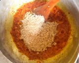 A picture of step 2 of Egusi soup.