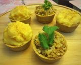 รูปขั้นตอนการทำที่ 8 ของ 🥧 ทาร์ตข้าวโอ๊ตหน้าครีมคัสตาร์ด ❤️ ถั่วผัดเค็ม