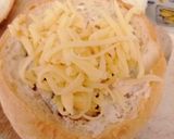 Töltött zsemle 🧄🧀🥓 recept fázis 3 fotója