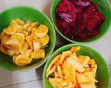 Hình bước làm 2 của món Chè bánh lọt trái cây