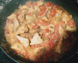 Foto del paso 5 de la receta: Fideuá de verduras y langostinos con allioli de rábanos
