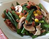Foto del paso 7 de la receta: Ensalada de espinacas con tocino