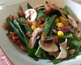 Foto del paso 7 de la receta: Ensalada de espinacas con tocino