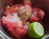 A picture of step 3 of Watermelon lemondo.