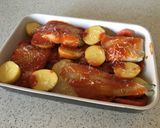 Foto del paso 7 de la receta Bacalao con tomate al horno