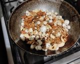 A picture of step 2 of Dry Fruit Gond Laddu.