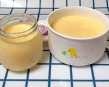 Hình bước làm 1 của món Pudding hồng