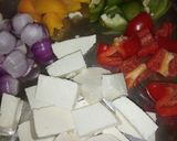 A picture of step 3 of Grilled Paneer Tikka.