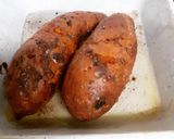 Foto del paso 1 de la receta: Patata dulce rellena veggie