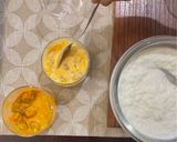 A picture of step 1 of Tricolor Karba (Jodhpur Style).