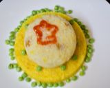 A picture of step 13 of Two Tier Pulao Cake With Edible Cookpad Logo.