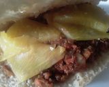 Foto del paso 13 de la receta: Pan de Pita relleno con "carne de coliflor" piña dulce y queso!!! 🍘🍍🧀🍘