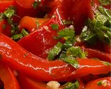Фото кроку 5 до Салат з печеного перцю 🌶️.