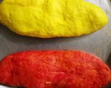 A picture of step 1 of Flower Balushahi.