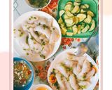 Hình bước làm 8 của món Bánh bột lọc nhân tôm thịt