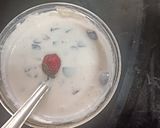 A picture of step 4 of Grapes Strawberry Mattha.