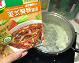 酸辣湯米粉的食譜步驟2照片