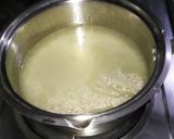 A picture of step 1 of Chicken spinach egg drop soup.