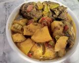 صورة لخطوة 4 من وصفة لحم في طنجرة الضغط مرفوقة بالخضار 😋😋😍