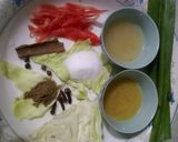 A picture of step 1 of Hot_n_Sour_SoupWith Fried_Wonton.