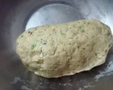 A picture of step 2 of Cheesy Mint wheat flour Paratha.