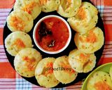 A picture of step 5 of Oats Sooji Idlis.