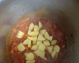 A picture of step 3 of Mixed veg curry.