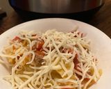 A picture of step 7 of Lasagna Soup.