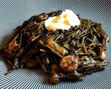 Foto del paso 6 de la receta: Fideua negra de gamba y calamar