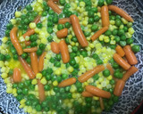 Baconbe tekert mustáros csirkemell zöldségkörettel recept fázis 3 fotója