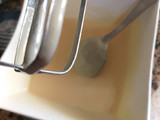 Vasito de tarta de queso naranja