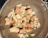 A picture of step 3 of Curried parsnip soup.