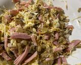 Sajttal-sonkával-gombával töltött karaj rántva recept fázis 2 fotója