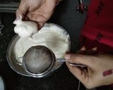 A picture of step 2 of Dahi Vada.