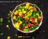 A picture of step 8 of Raw Papaya Tutti Frutti.