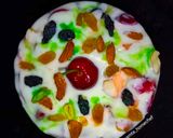 A picture of step 4 of Creamy Fruit Cocktail.