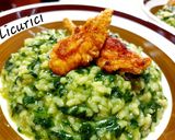 Pas rețetă Orez cu spanac și șofran (Risotto ai spinacci e zafferano) 4 fotografie