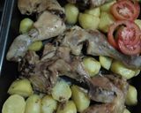 A picture of step 5 of Oven roast chicken and potatoes.