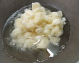A picture of step 1 of Instant Jaggery Jalebi.