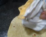 A picture of step 16 of Kathi kababwith rumali roti.