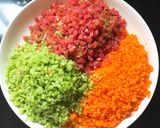 Hình bước làm 1 của món Bông lan trứng muối