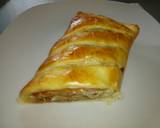 Parma ham and smoked cheese roll up pie